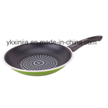 Küchenartikel 24cm Aluminium Non-Stick Silk Siebdruck Fry Pan